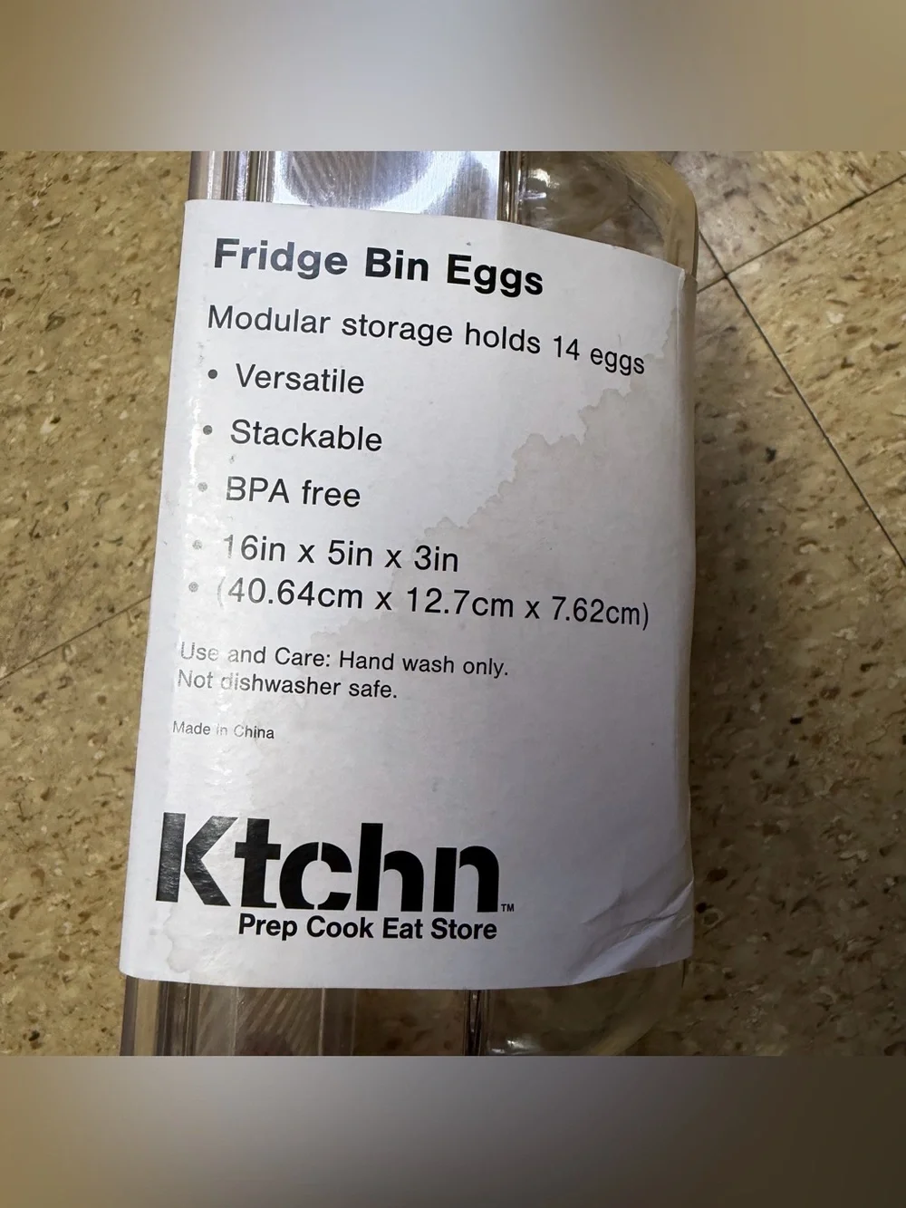 Clear Plastic Refrigerator Egg Holder Container Storage Organizer Bin Tray 14